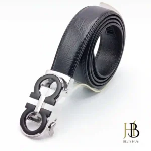 Branded Black Belt with Brand Insignia