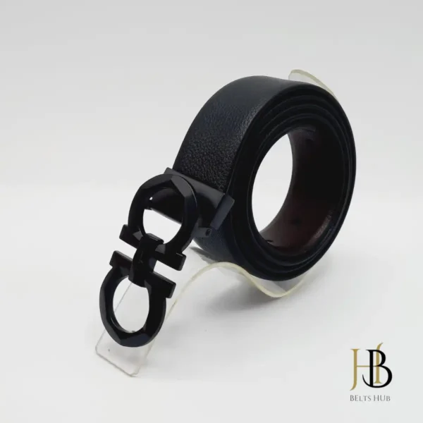 Branded Mens Belt in Black