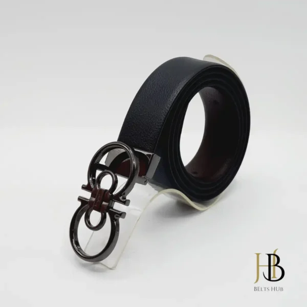 3D Elegant Buckle Black Belt