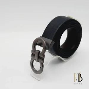 Replica Leather Belt Dark Buckle