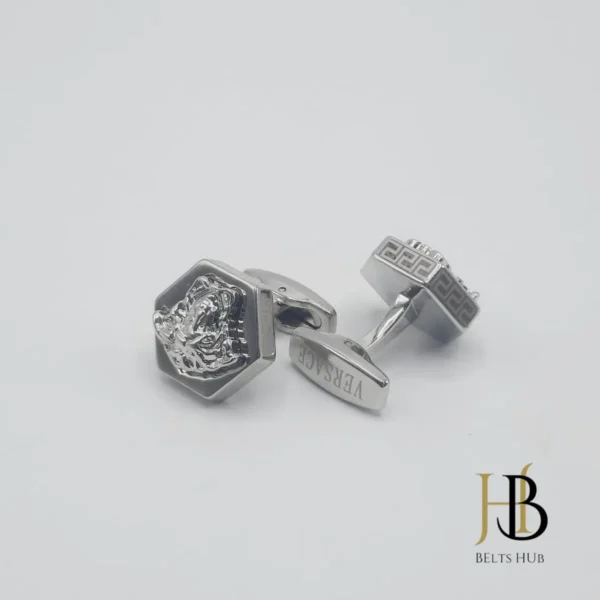 Keith and Strauss Silver Cufflinks