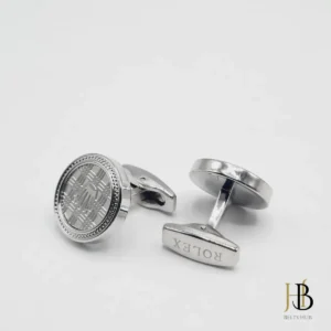 Covent Silver Mens Cufflink