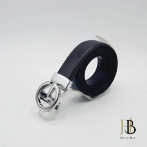 Casual Mens Belt Silver Buckle
