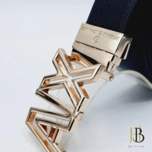 Branded Black Belt Gold Brand Insignia
