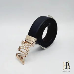 Branded Black Belt Gold Brand Insignia