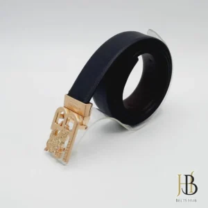 Berry Golden Buckle Belt