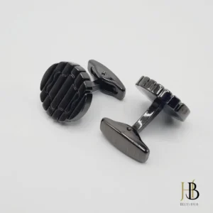 221 Baker Black Cufflink