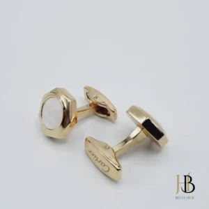 White Opal Cufflink for Men