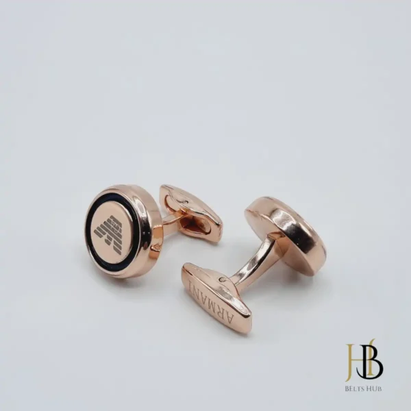 Rose Gold Brand Cufflinks