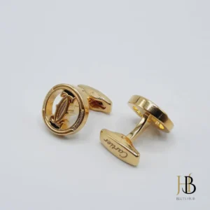 Elegant Golden Cufflinks