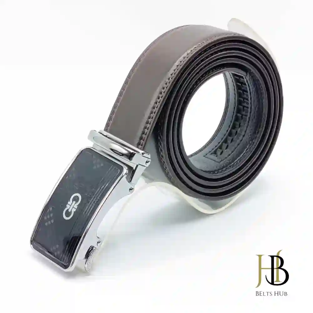 Elegant Office Belt in Black Buckle