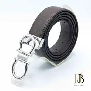 Casual Mens Belt Silver Buckle