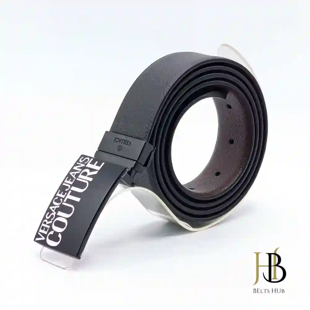 3D Elegant Buckle Black Belt