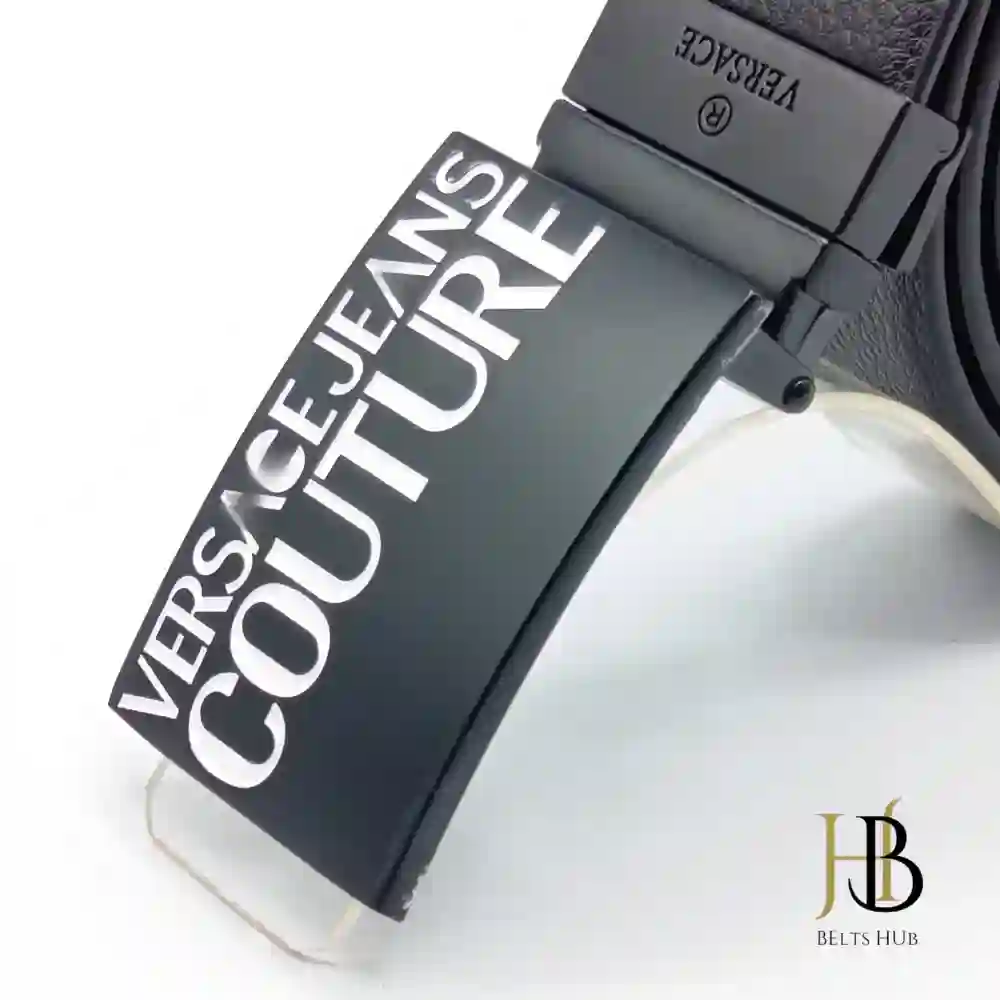 3D Elegant Buckle Black Belt - Image 2