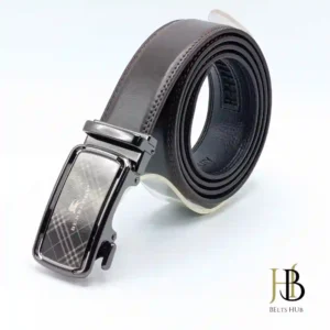 Quality Mens Belt Grey Buckle
