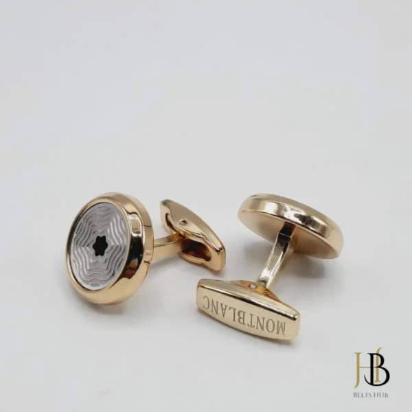 ET Golden Silver Cufflink