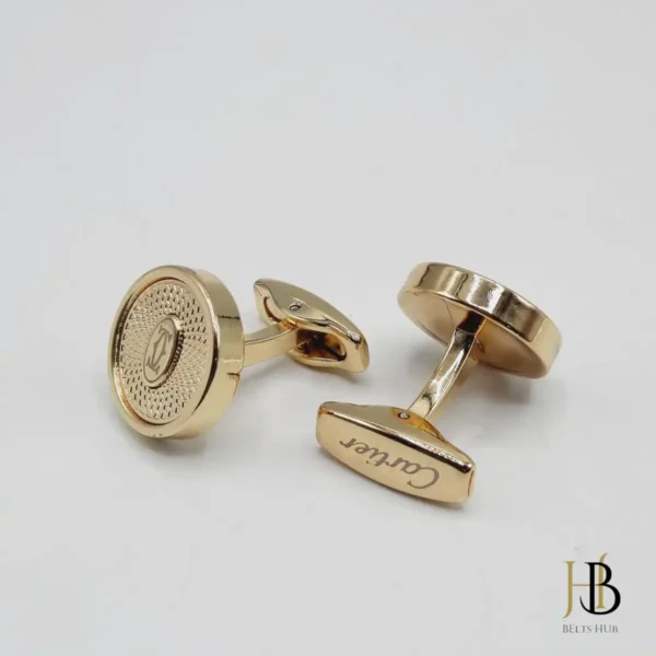 Tulum Ruins Gold Cufflinks
