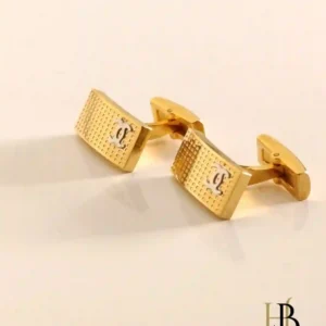 Tulum Ruins Gold Cufflinks