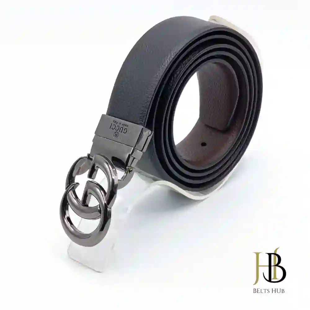 Casual Belt G Black Leather Belt