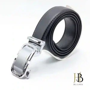 Casual Belt Silver Brand Buckle