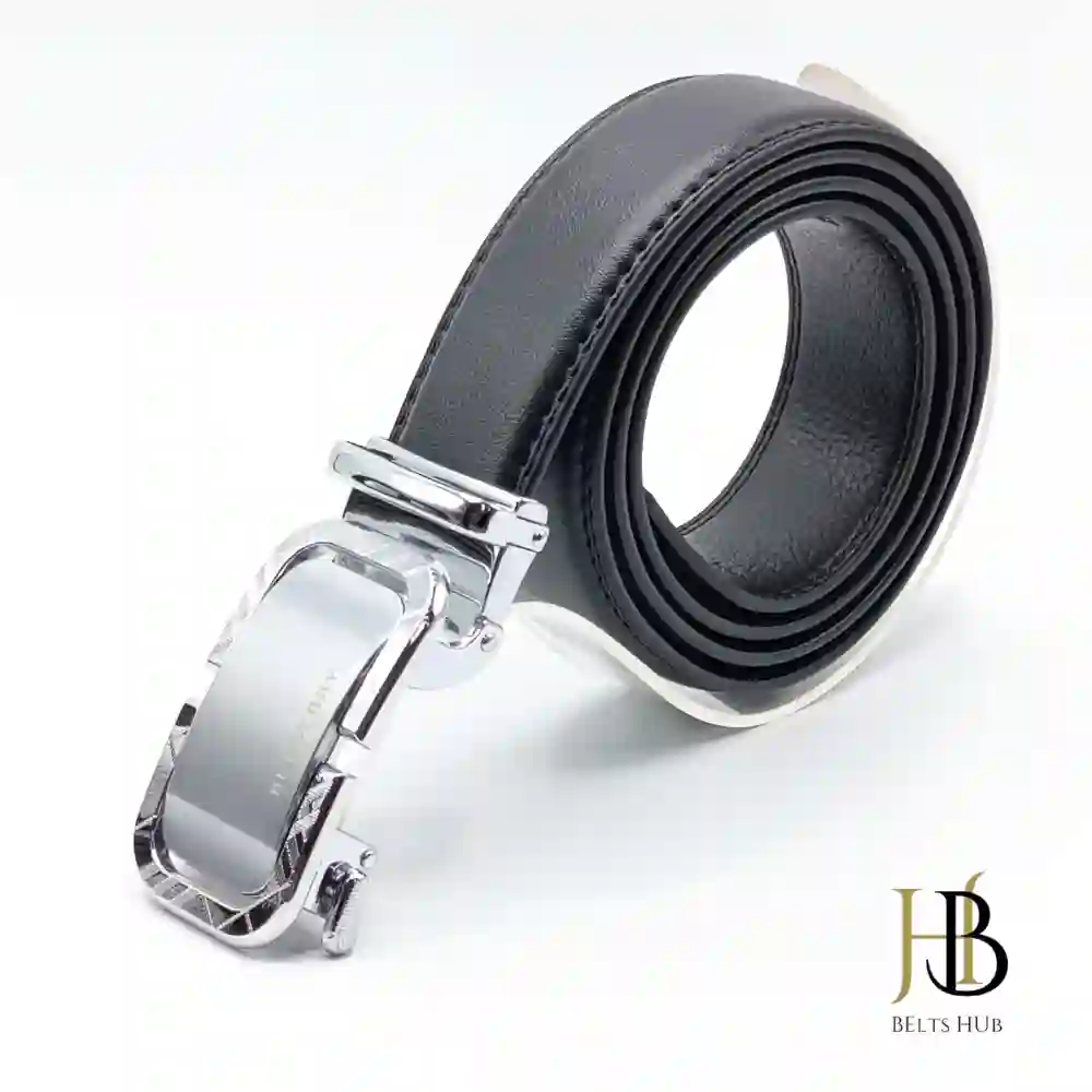 Casual Belt Silver Brand Buckle