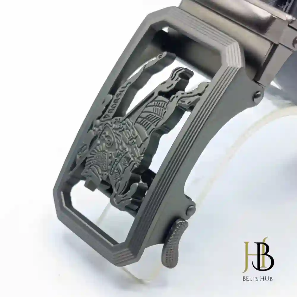 Casual Belt Chromium Brand Buckle - Image 2