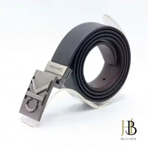 Leather Belt c and K Buckle