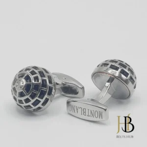 Elegant Silver Tuxedo Studs