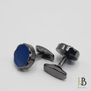 Blue and Chromium Casual Studs