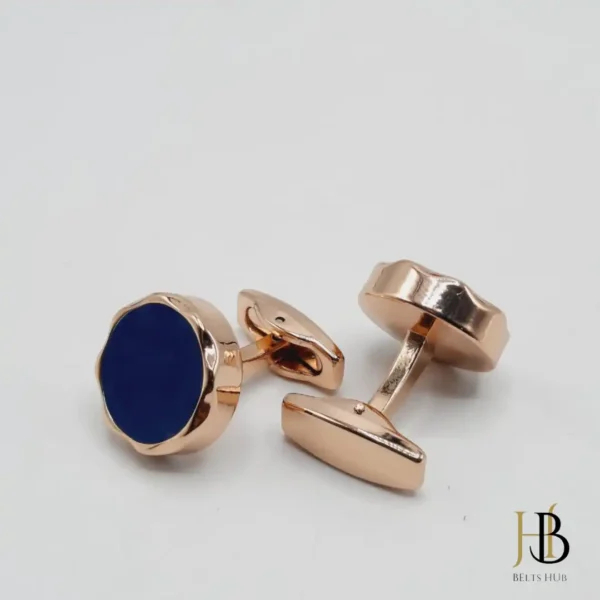 Blue and Gold Casual Studs