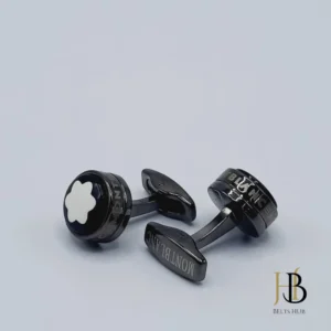 Black and Chromium Casual Studs