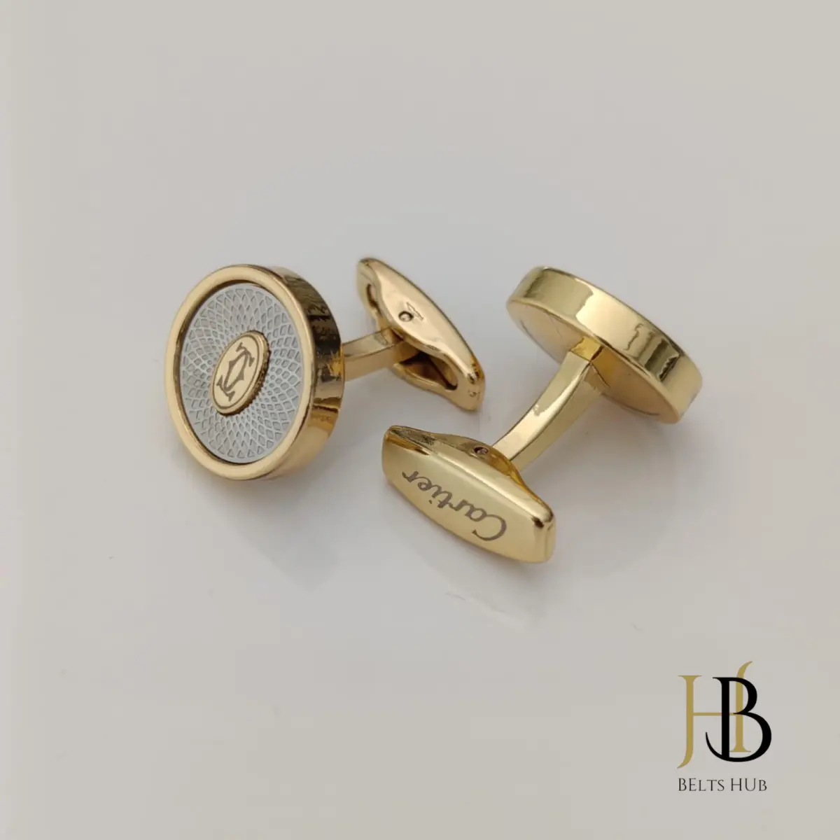 Crusader Golden Cufflink