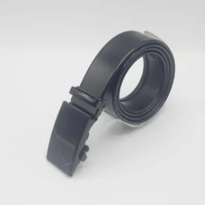 All-Occasion Black Leather Belt for Men