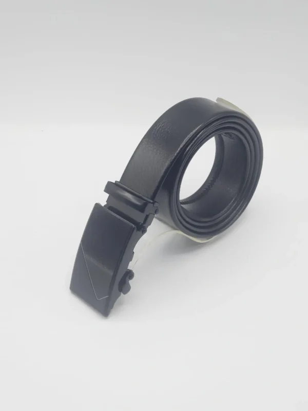 All-Occasion Black Leather Belt for Men