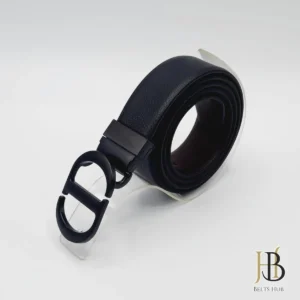 All-Occasion Black Leather Belt for Men