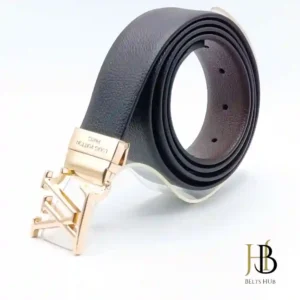 Stylish Black Leather Belt for Everyday Wear