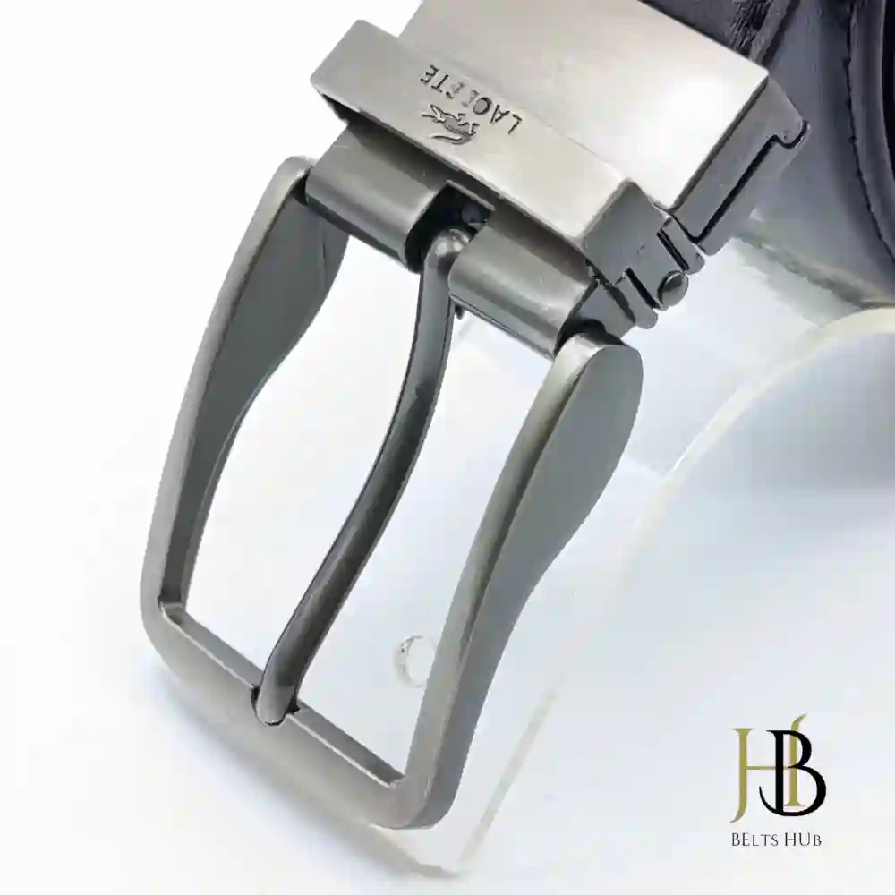 Lacoste Black Belt in Metallic Buckle 19921 - Image 2