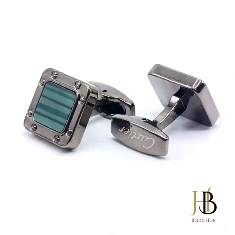 Silver Square Cufflinks - Image 2