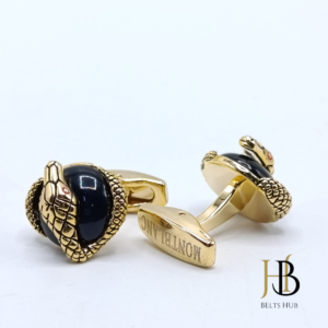 Black and Gold Regal Cufflinks