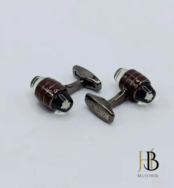 Keith and Strauss Black Cufflinks
