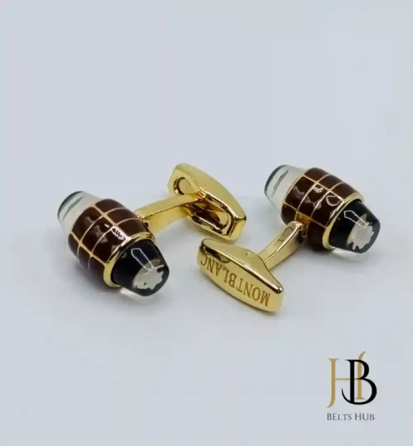 Keith and Strauss Gold Cufflinks