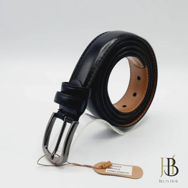100% Original Leather Belt in Black