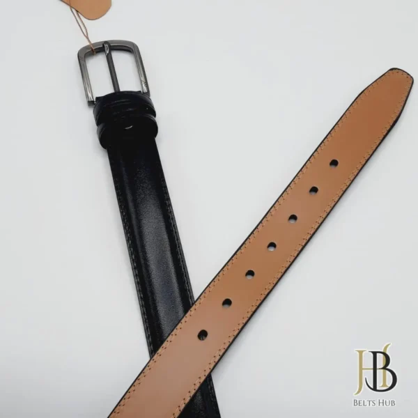 100% Original Leather Belt in Black - Image 2