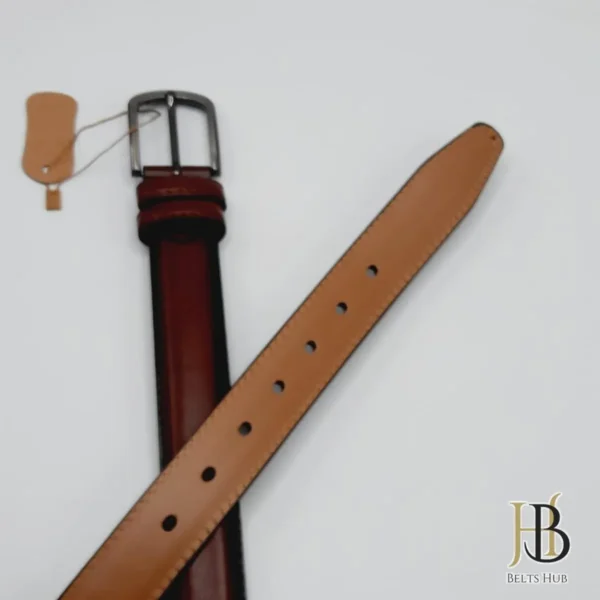 100% Original Leather Belt in Brown - Image 2