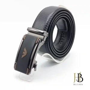 Regal Black Autolock Buckle Mens Belt