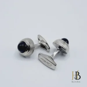 #000000 Black Cufflink for Men