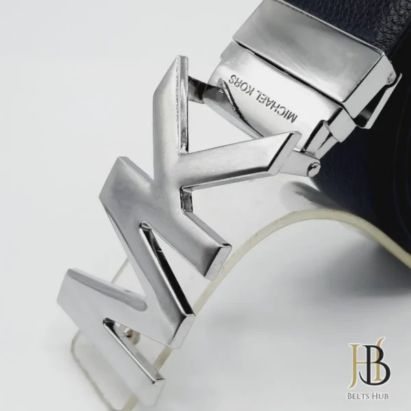 MK Reversible Belt 32 mm in Silver Buckle - Image 2