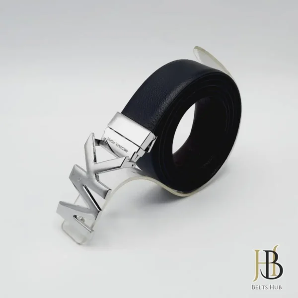 MK Reversible Belt 32 mm in Silver Buckle