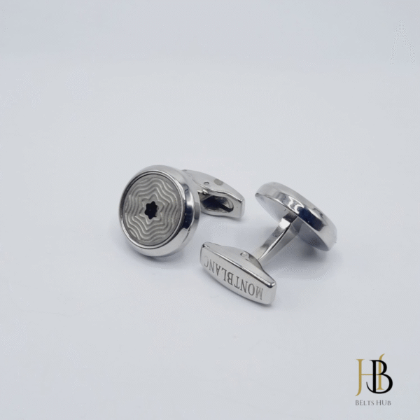 Mont Blanc Silver Cufflinks