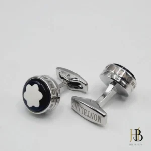 Mont Silver Black Casual Studs